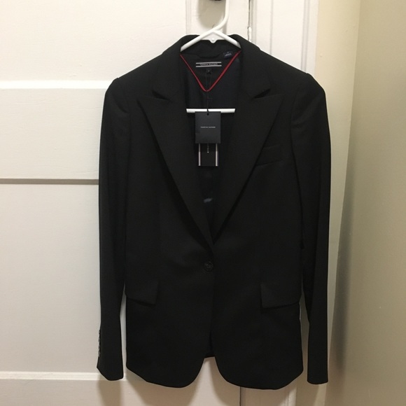 tommy hilfiger one button blazer